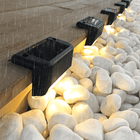 Image of LED Solar Lamp Path Staircase Outdoor Waterproof Wall Light🔥BUY MORE SAVE MORE