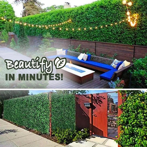 Image of Retractable Privacy Garden Fence