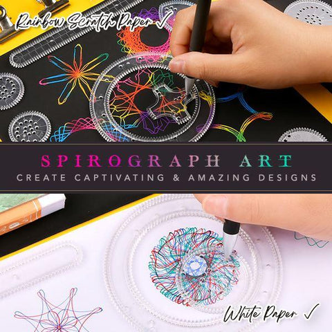 Image of Spirograph Geometric Ruler Set