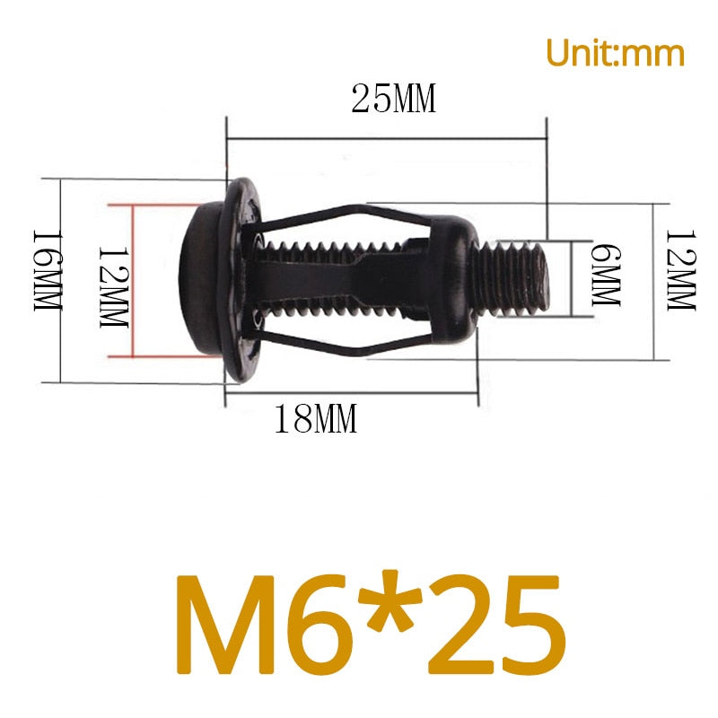 【KP022】M4 M5 M6 Expansion Clamp Petal Rivets