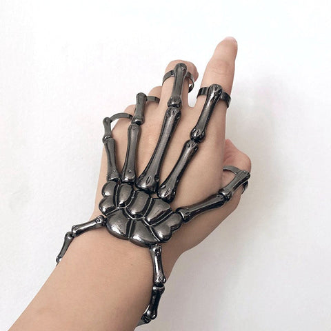 Image of [ST041] Adjustable Punk Skull Bracelet