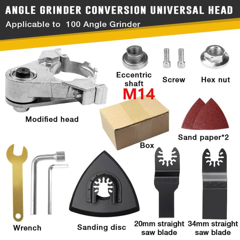 Angle Grinder Conversion Universal Head Adapter M10 M14 [MD123]