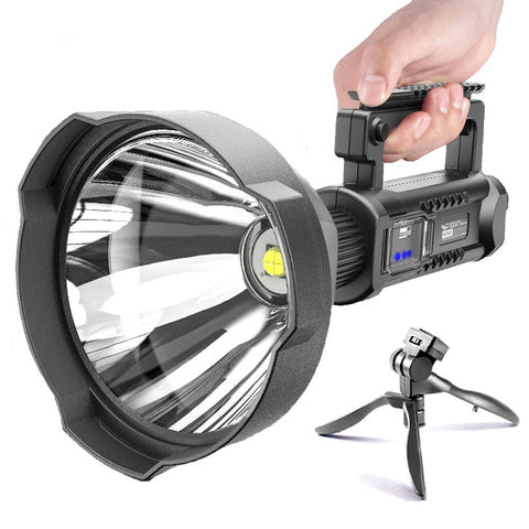 Image of Rechargeable Handheld Spotlight Flashlight 90000 High Lumens